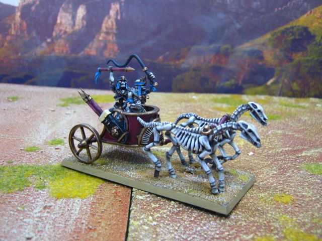 Warhammer DPS painted Tomb Kings Skeleton Chariot TK014  