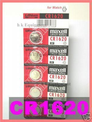 Maxell CR1620 1620 3v Lithium Watch Cell battery x5  