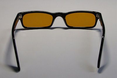 NEW CHROME HEARTS KEEPER 2 WAYFARER SHINY BLACK TEMPLES ORANGE