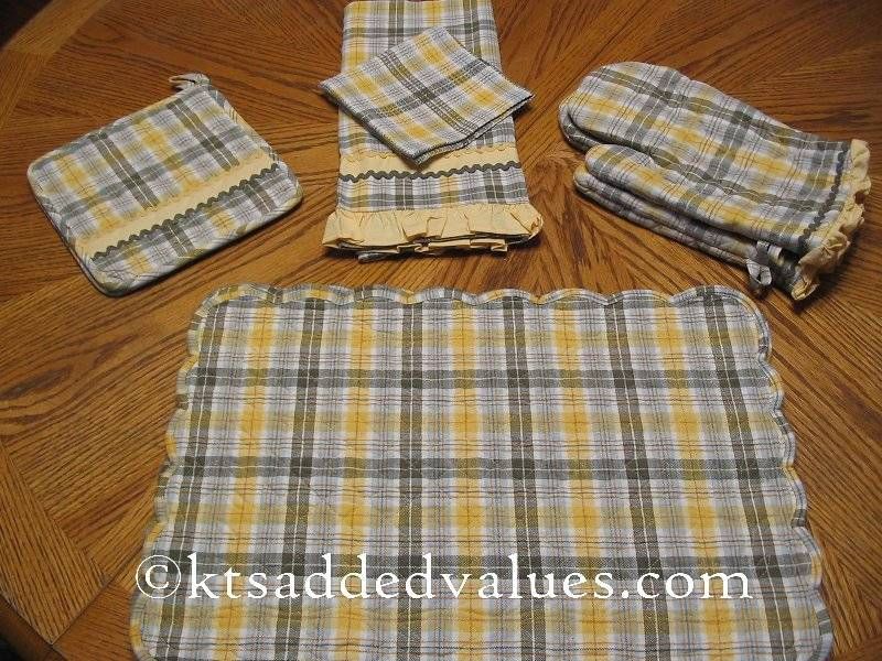 Farmers Market Set of 4 Cloth Table Napkins Nancys Nook  