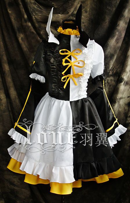 Vocaloid rin len Hard R.K.mix cosplay costume  