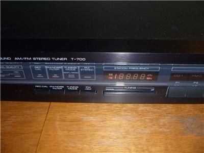 RARE VTG AUDIOPHILE TUNER YAMAHA T 700 AM/FM STEREO TUNER AWESOME 