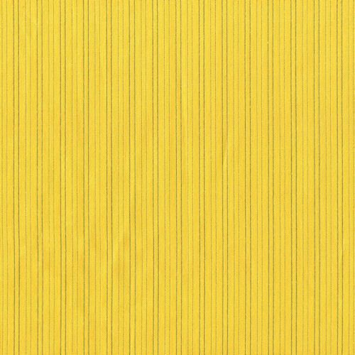 Yellow Lurex Woven Silver Stripe Spring Magic MODA  