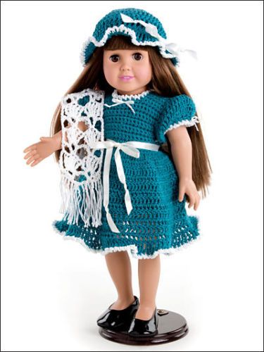 Crochet Clothing DRESS Patterns 18Doll CLOTHES Dresses  