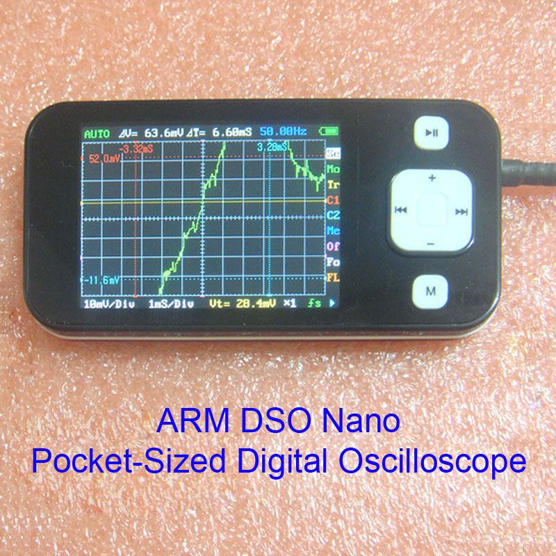 Pocket Sized Digital Oscilloscope (2.8 TFT LCD Module)  