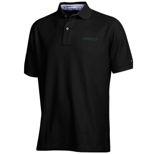 Tommy Hilfiger Oregon Ducks Black Ivy Polo 883849448857  