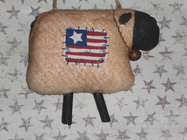 Primitive Americana SHeeP EwE Ornie Bowl Filler DOLL  