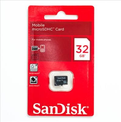   Class 4 Micro SD SDHC MicroSD Memory Card 32 G GB 32G TF Retail  