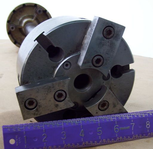 SMW AUTOBLOK 6 3 JAW AIR CHUCK W/ CYLINDER  CNC LATHE  