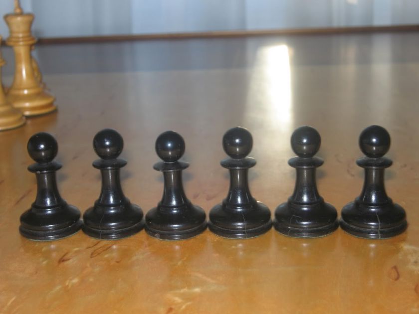 Antique Jaques of London Staunton Chess Set circa 1890  