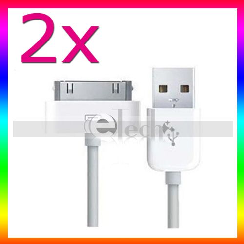 2x USB 2.0 DATA SYNC CABLE FOR IPOD VIDEO NANO TOUCH US  