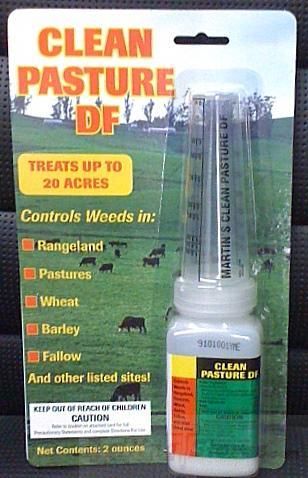 CLEAN PASTURE WEED KILLER METSULFURON METHYL 2 OZ. DF  