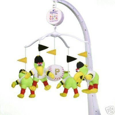 NEW PITTSBURGH PIRATES MUSICAL BABY CRIB MOBILE GIFT  