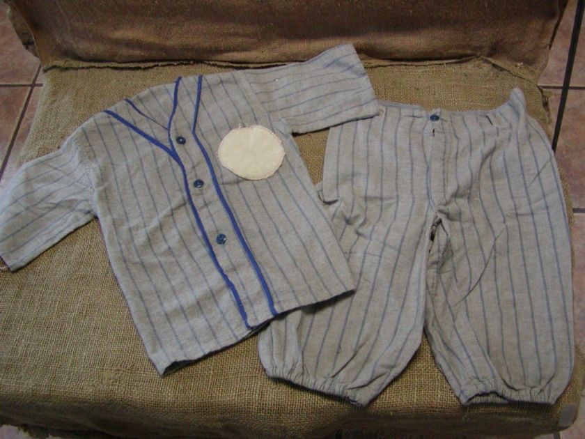 Vintage Childs Baseball Uniform Antique Old Ball RARE  