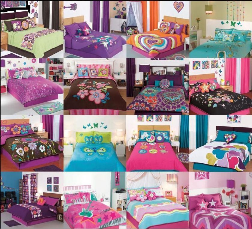   TEEN GIRLS COMFORTER BED IN A BAG BEDDING SET TWIN FULL QUEEN  