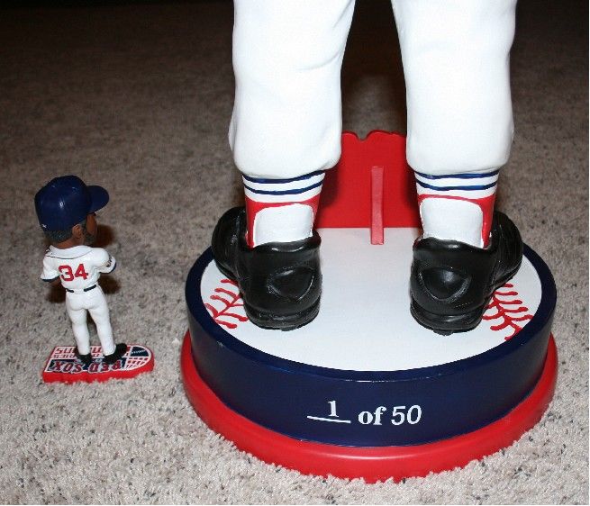   Sox David Ortiz #34 3 foot 36 Bobblehead #1 of 50 2007 World Series