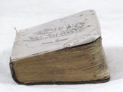   Silver Angel Decorated Pocket Book of Common Prayer dated 1909  