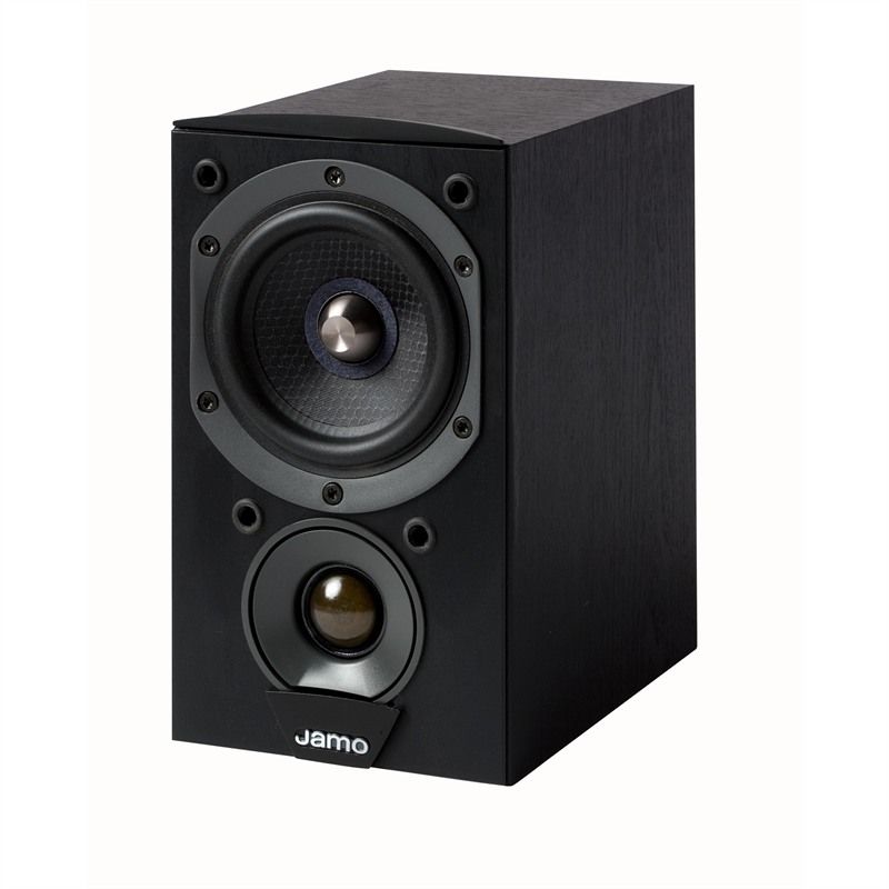 Jamo 100W Front Bookshelf Speaker, Black Ash  