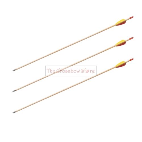  Wooden Arrows 30 for Compound Archery Bow or Long Recurve Bows  
