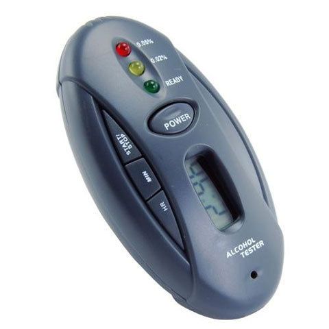 Breathalyzer Keychain Car Gadget Stopwatch+ Flashlig​ht  