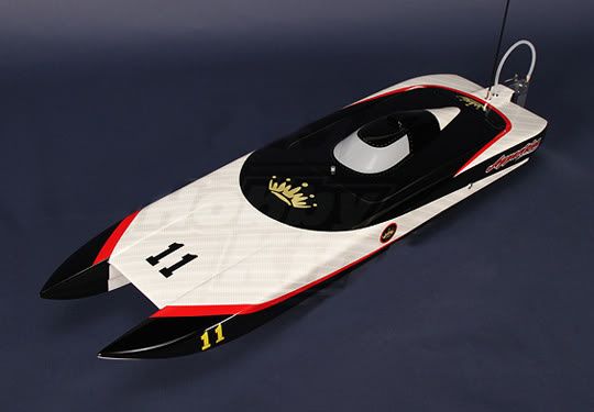 SUPER FAST Catamaran Apparition Brushless RC Boat ARTR  