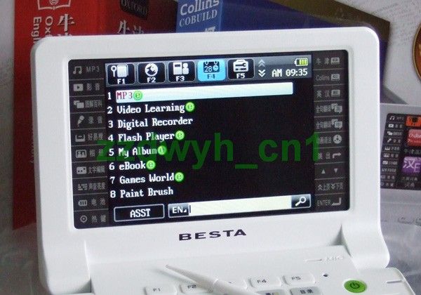 BESTA V6 English Chinese E  Dictionary Translator Talk  