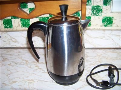 Vtg SW Farber FARBERWARE Superfast 8 cup Coffee pot  