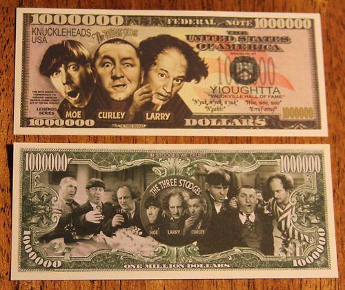 THE THREE STOOGES MOE,CURLEY,LARRY $ BILL NOVELTY  