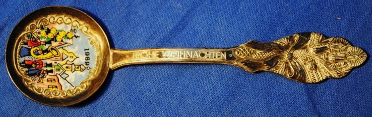 Old Vintage Klepa arts German Christmas Collector Spoon  