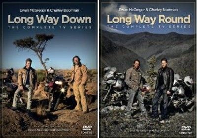 Long Way Down & Long Way Round Complete Series   6 DVDs  