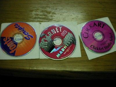 Lot of 15 Computer Games/Software Fishing Fonts CPU Kid  