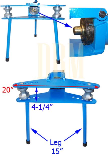 BRAND NEW 10 Ton Hydraulic Pipe Bender Capacity 10 Ton Max. Sizes 1 