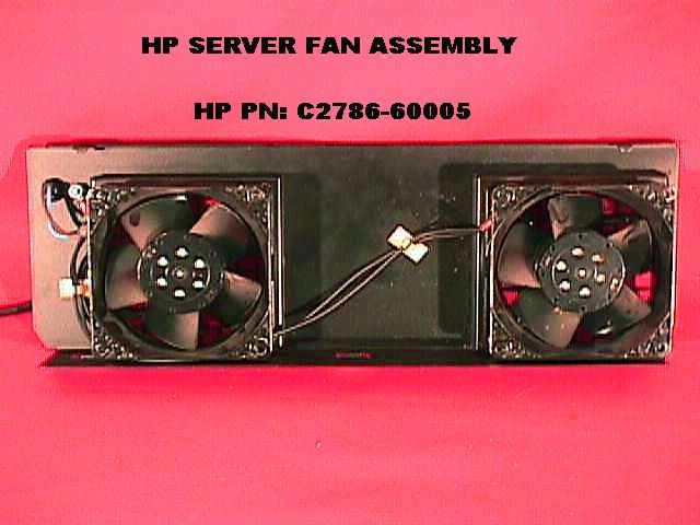 HP RACK MOUNT DUAL FAN COOLING PANEL P/N C2786 60005  