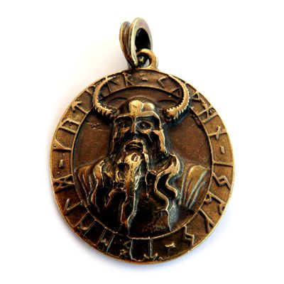 pcs ODIN AMULETTE Pendant Necklace Viking Jewelry  