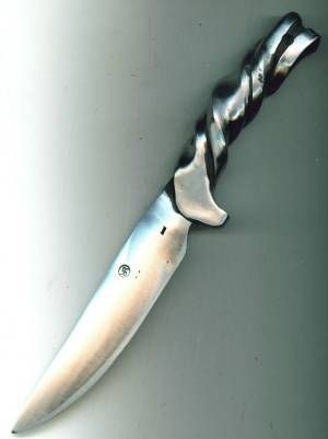 Rantanen custom large draft #4 horseshoe knife  awesome  