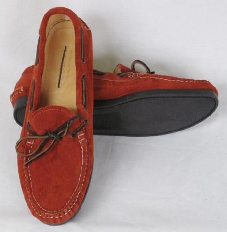 Crew Quoddy Camp Moccassins cognac size 10 1/2  