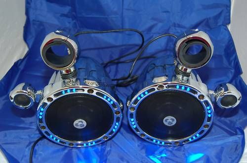 fusion T6.5 LED wak Marine tower speaker boat diamond  