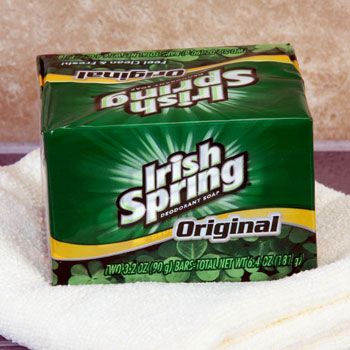 12   BARS IRISH SPRING ORIGINAL DEODORANT SOAP 3.2 OZ  