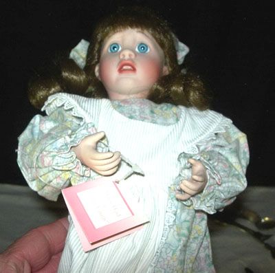 ASHTON DRAKE PORCELAIN DOLL   MARY HAD A LITTLE LAMB  