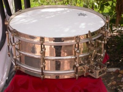    1920s LUDWIG & LUDWIG 14 SUPER SENSITIVE SNARE DRUM BRASS #J184