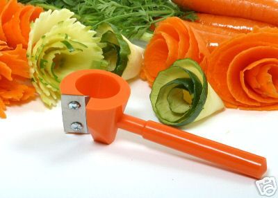 CARROT CURLER GARNISH DECORATED SLICER TOOL VEGETABLE  