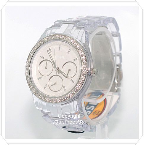 FOSSIL WOMENS STELLA CRYSTAL WATCH ES2608  