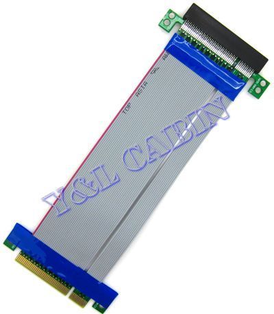 PCI E Express 8X Riser Card Extender Extension Cable  