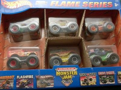   ** FlashFire Grave Digger & 4 MORE ** MONSTER Jam Rare & VHTF  