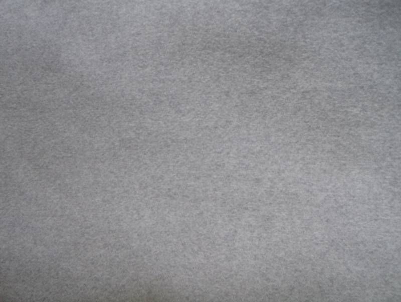 Fleece fabric by the yard soft warm solid gray color  