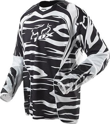 Fox Racing Blitz Jersey Off road ATV MX Black White Large LG CO  