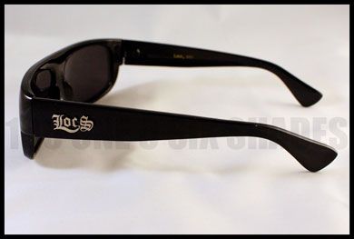 locs gangster sunglasses dark black