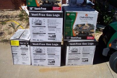 NEW 18 VENT FREE HDVF3018P GAS LOGS LP FOR FIREPLACE  