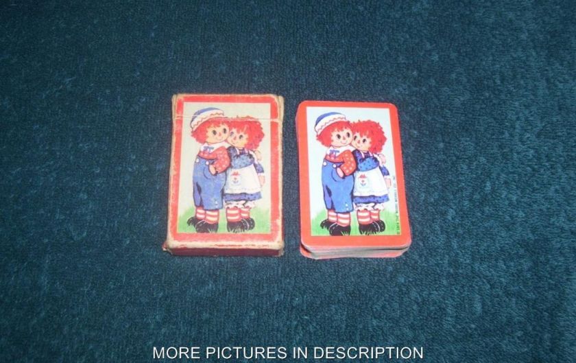   Hallmark Raggedy Ann & Andy Miniature Playing Cards 89BC140 4  