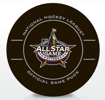 cube 2012 nhl all star game official puck ottawa canada